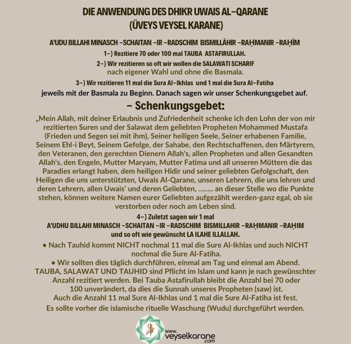 Wir haben nichts zu verlieren, wenn wir dieses Gebet 2x am Tag rezitieren. Unser Gewinn jedoch wird so hoch sein, dass man es für kein Geld der Welt kaufen kann. Erlebt und seht es selbst…
#Solingen 
#Kartenzahlung
#Pandemie