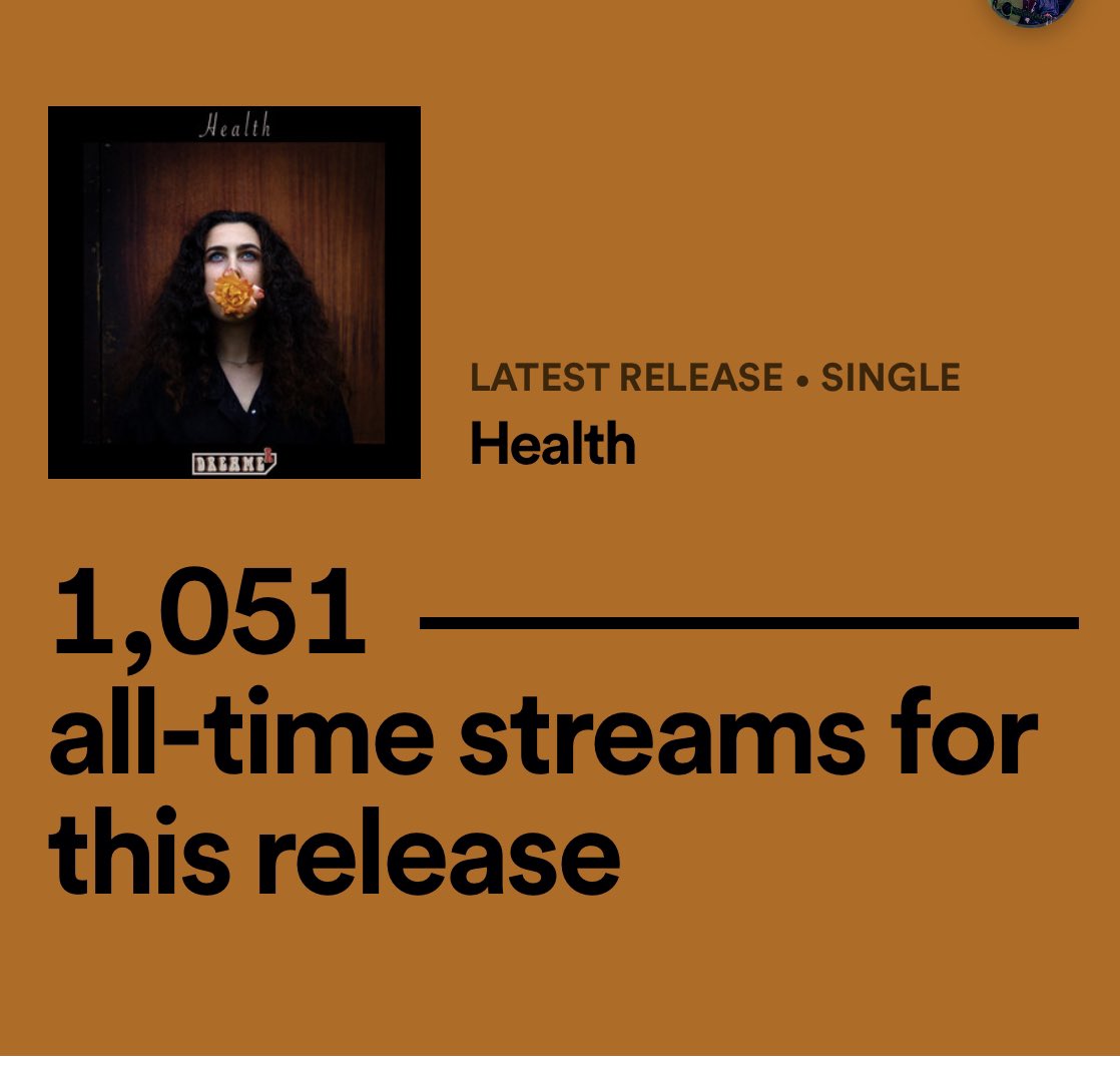 Thanks to all my Dreamers for your support I hope you all are in good Health #Spotify #ThursdayFeeling #Health #HealthIsWealth #HealthyLiving #Dreamer #Dreamers open.spotify.com/album/3HXVJM8U…