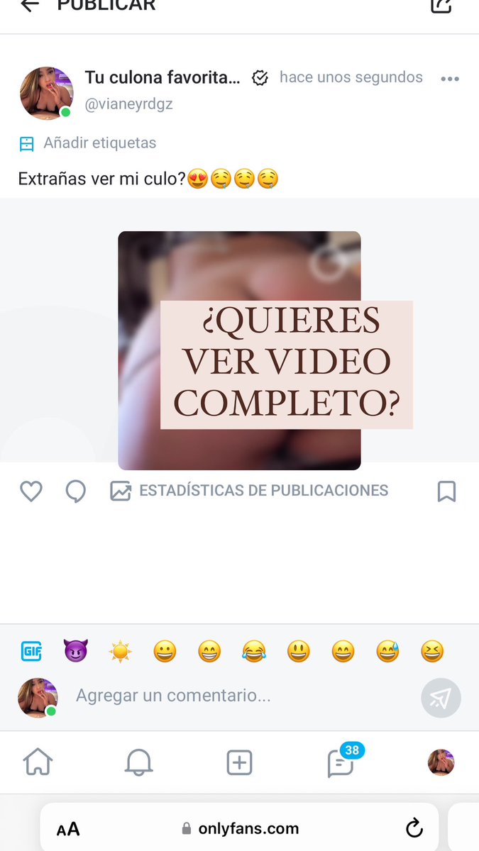 Vianeyculonafav's tweet photo. Oye papi ya viste mi nuevo video,
Rt y lo recibes por dm https://t.co/LgviPlaNvK