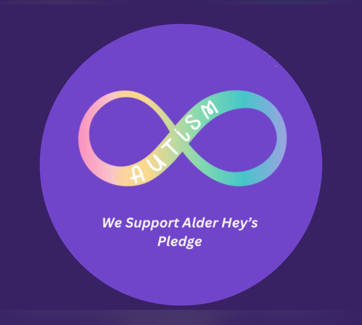 To promote awareness & acceptance of #autism. JOIN OUR PLEDGE #wesupportalderheysautismpledge @AlderHey @Autism @ADDvancedSol @AzraCreations @StJulies @MaricourtCHS @Seftoncarers @YPASLiverpool @AutismInit @LivPaCL8 @SeftonPcfNew @glk_rcn @TheForumAH @WitherslackGrp @FreshCAMHS