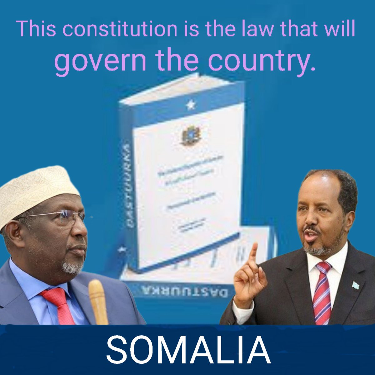 President @HassanSMohamud. The constitution under which President Gele is sitting is the same as that of Somalia.

@UN @UNSC_Reports
@US2SOMALIA @EU_in_Somalia  @ChineseSomalia @TC_Mogadishu @UNSomalia @UKinSomalia @ItalyinSomalia @UnitedSomalis 

#Somalia