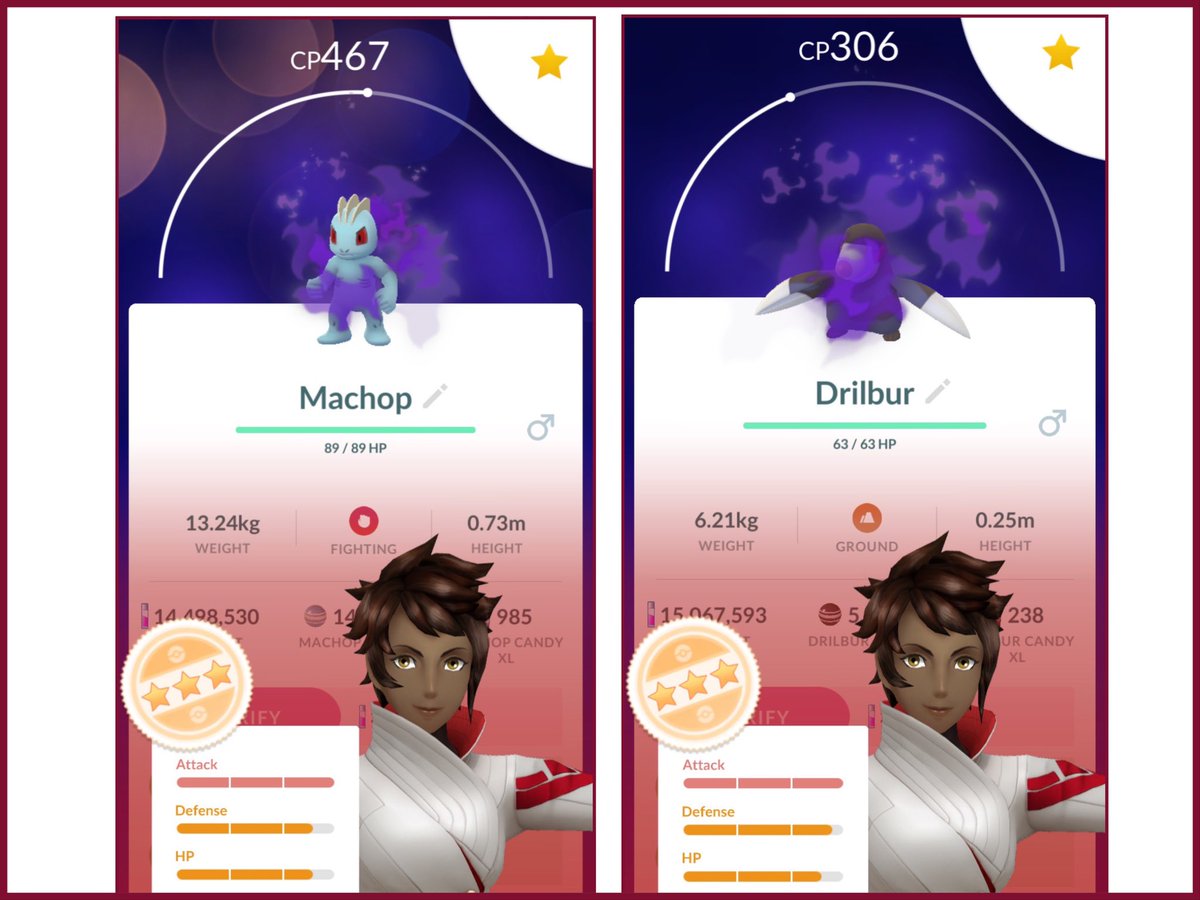 HermesNinja's tweet image. And the good shadow mons keep coming! I so rarely get decent shadows - thank you, Team Rocket! 

👉 PSA: Don’t forget to TM away frustration! 👈

#PokemonGO #TeamGORocket #ShadowPokemon