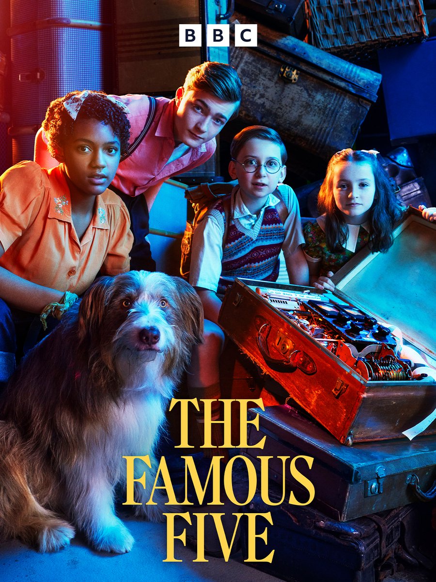 #TheFamousFive are on another adventure! Produced by our invested indie @MoonagePictures & @NicolasWR & distributed by BBC Studios, join the gang as they are drawn into a deadly game of espionage in Peril on The Night Train. 5.25pm Good Friday @cbbc 2pm Easter Monday @BBCOne