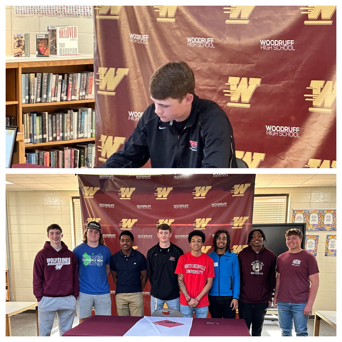 Congratulations to @_Kory_Scott and @mhorton_2 on signing with @NGUFootball1 today. The Crusaders are getting two good ones from @WoodruffFB @CoachTA6 @CoachSettle15 @kidtomas2727 @baseball6u @bluehose_53 #MakeEmBelieve