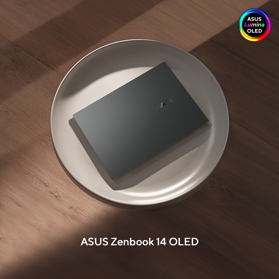 ASUSUSA's tweet image. Beneath a serene design lies a powerhouse. The Zenbook 14 OLED. 

Experience AI-enhanced multitasking power and stunning visuals, all housed in a remarkably thin and light chassis.

Explore: us.asus.click/zen14bby
#ASUS #Zenbook #lifeessential #reimagineZen