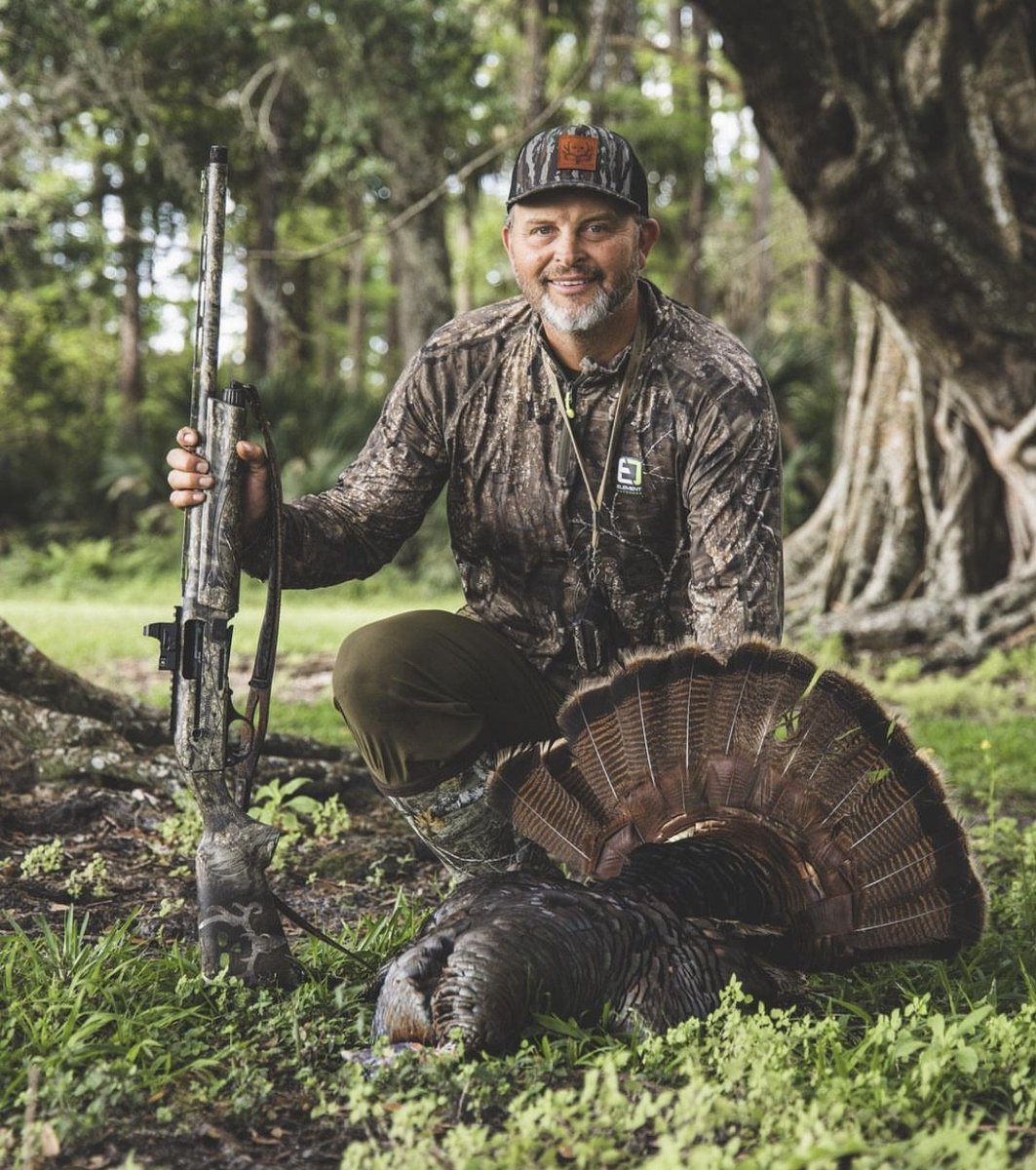 Congrats to Waddy who started turkey season off hot down in the swamps of Florida with his family. 'Black wings with Eric Dunn!' - Michael Waddell's Bone Collector #FindYourAdventure #hunting #outdoors #wildturkey #oceola #Florida #turkeyhunting