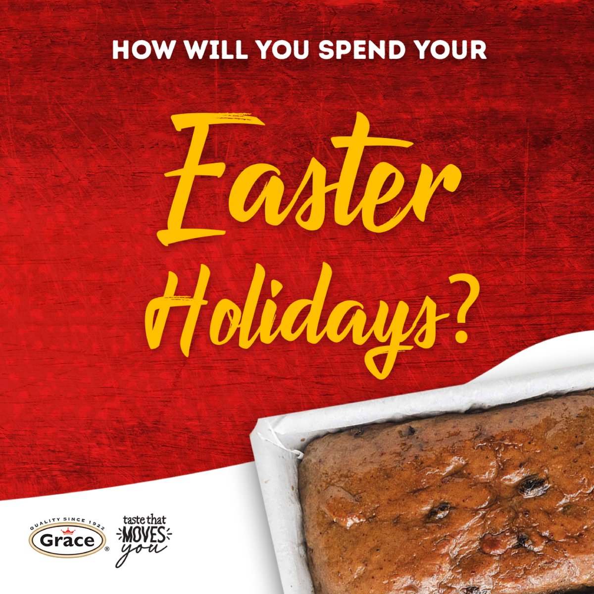 We'd love to know how you intend to spend your holiday! Tell us in the comments below. 😃 #GraceFoods #TasteThatMovesYou #Easter #EasterHolidays