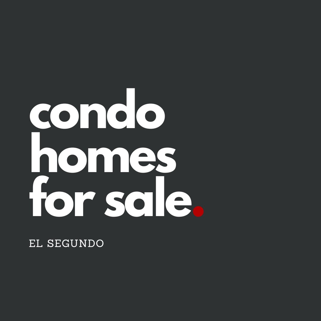 On the market today in El Segundo! 4 condo homes mapped with all the deets. 𝗨𝘀𝗲 𝗼𝘂𝗿 𝗼𝗻-𝘀𝘁𝗮𝗳𝗳 𝗮𝘁𝘁𝗼𝗿𝗻𝗲𝘆 𝘁𝗼 𝘄𝗿𝗶𝘁𝗲 𝘆𝗼𝘂𝗿 𝗼𝗳𝗳𝗲𝗿𝘀. Sort listings by price, area, beds and more. siliconbeachedge.com/el-segundo-con… #teamedge #elsegundoedge