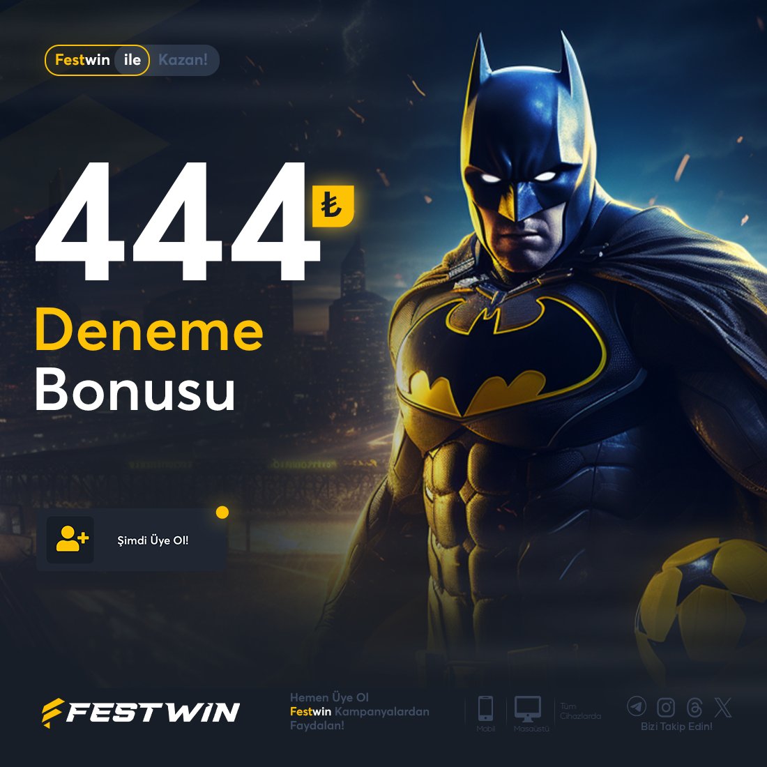 ⚡️ Rakipsiz Deneme Bonusu Festwin'den!    
        
🍀 Yatırım şartsız rakipsiz 444₺ deneme bonusu için hemen kayıt ol. Avrupanın en hızlı kazandıran sitesi Festwin'de bahis keyfini doyasıya yaşa!

⚡ Festwin Giriş bit.ly/festwinsosyal