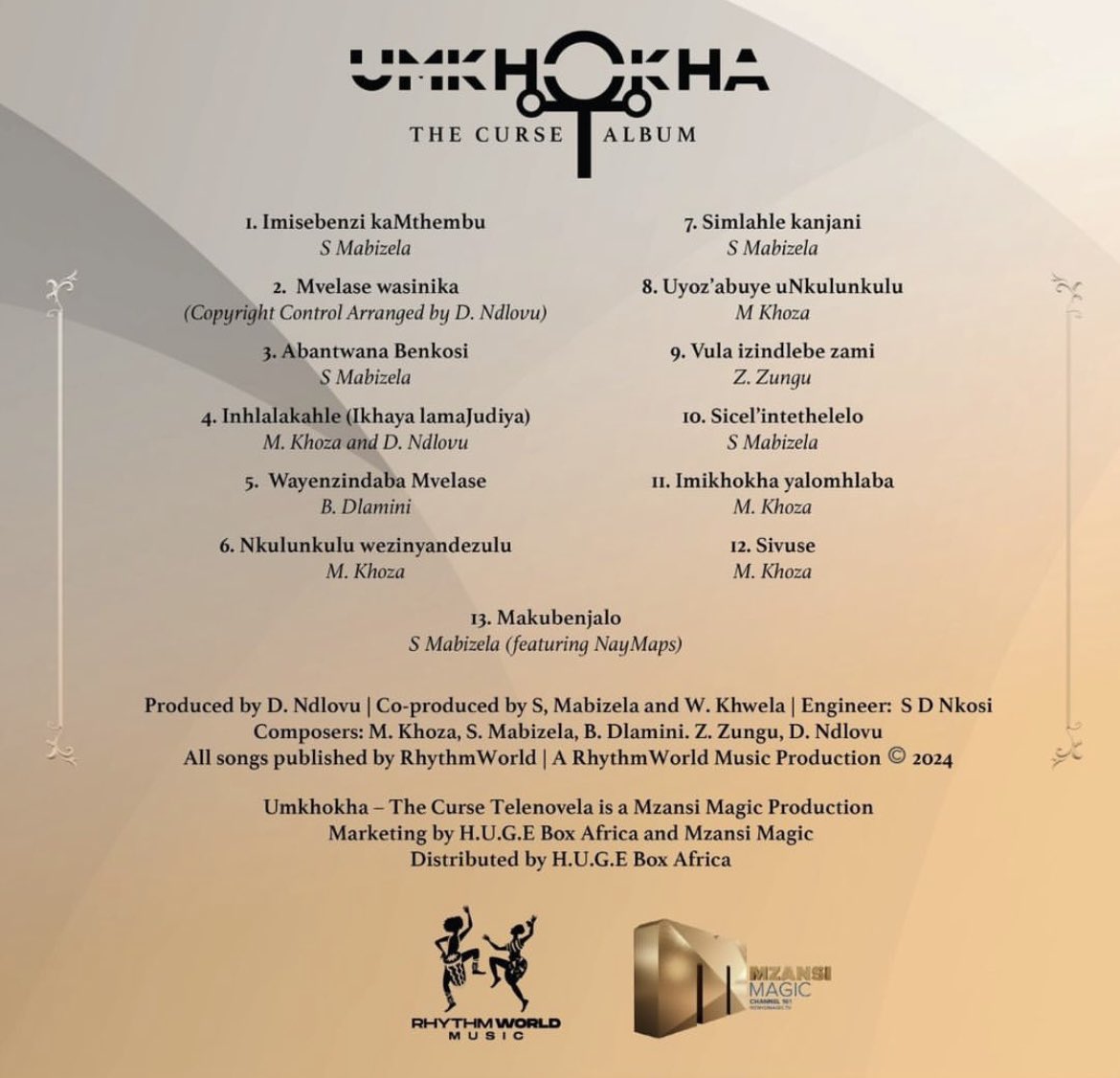 Jabu_Macdonald's tweet image. #UmkhokhaTheCurse album now officially available on your favourite streaming platform 🤲🏼🔥🔥🔥🔥