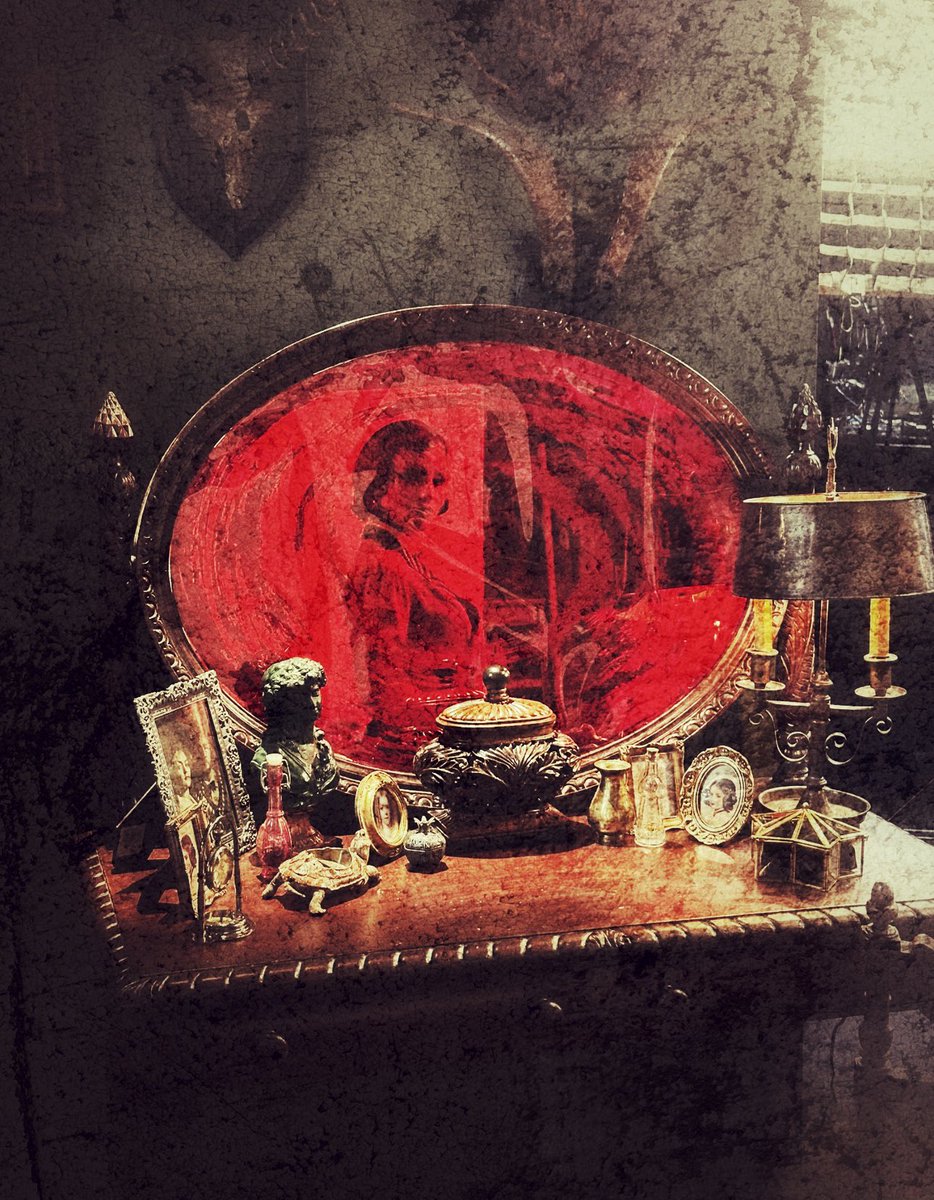 The Crimson Mirror awaits. See you tonight. #CandelaObscura