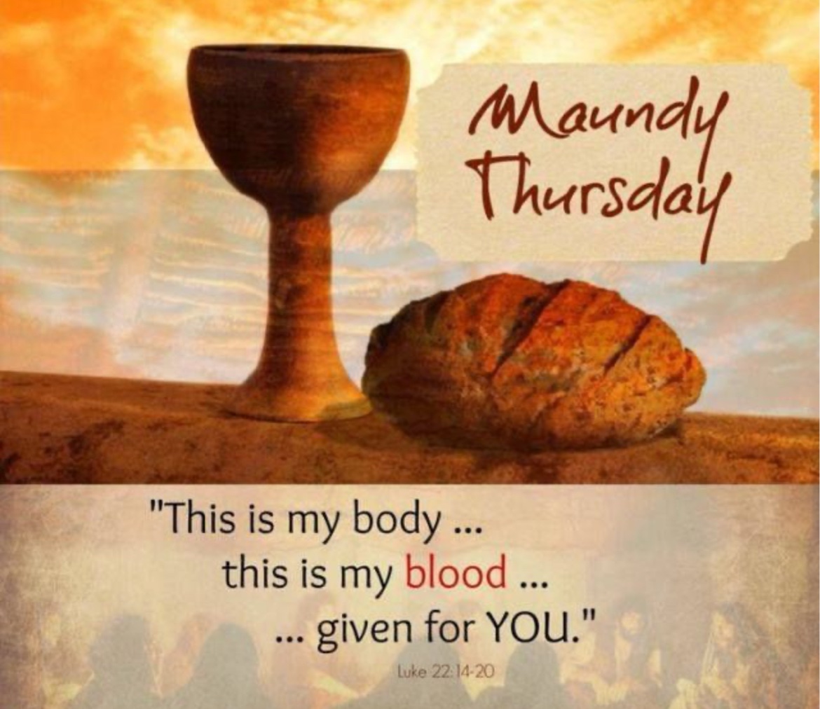 “This is My body which is given for you. Do this in remembrance of Me.” And in the same way He took the cup after they had eaten, saying, “This cup which is poured out for you is the new covenant in My blood.” -Luke 22:19-20 #MaundyThursday #JesusChrist