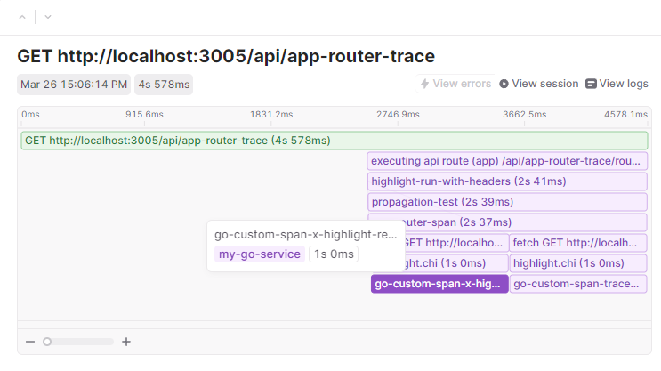 highlightio's tweet photo. Curious about tracing in distributed systems?

Join our livestream on April 11 at 2pm PDT to learn about distributed tracing in @nextjs.

We'll cover general tracing concepts as well as how Highlight's SDKs make it easy to configure. https://t.co/cuVaNp0HzA