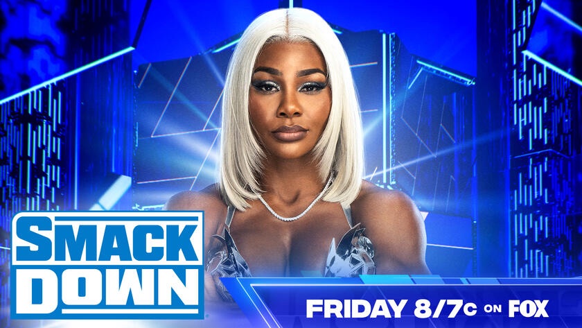 Tomorrow. A storm is here. Make sure you all tune in and catch her must see debut on #SmackDown starting at 8/7c on FOX. She said herself some big shit is about to happen. She is the trending topic. She is the highlight. She is Jade Cargill. #AStormIsComing