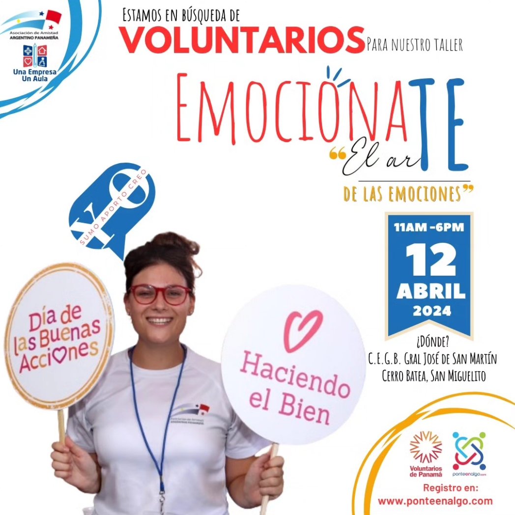 ¡Tu chispa puede encender Panamá! El Día de las Buenas Acciones te invita a convertirte en agente de cambio ¿Nos acompañan a hacer del mundo un lugar más amable y solidario? @fundacionjupa @GoodDeedsDay @voluntarioPTY @ponteenalgo @capadeso @sumarse @graceful_gma @sumarse