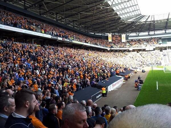 Awaydays23's tweet photo. ON THIS DAY 2014: Wolves at MK Dons #WWFC https://t.co/C3WcWtTGWK