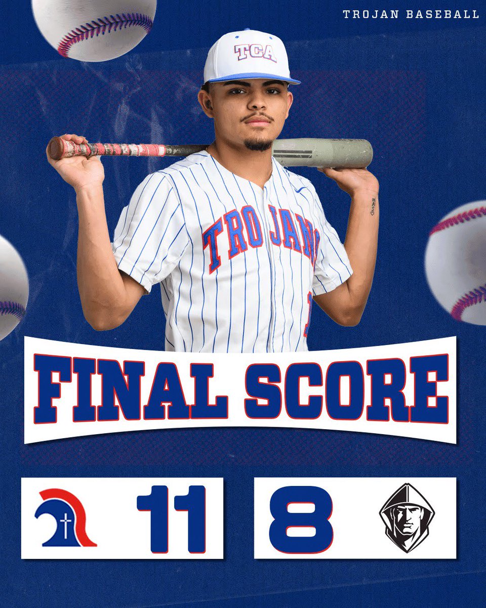 Trojans WIN!✅ We’re rolling into Easter Break with a district dub! @TCAAddisonBB | #TrojanPride