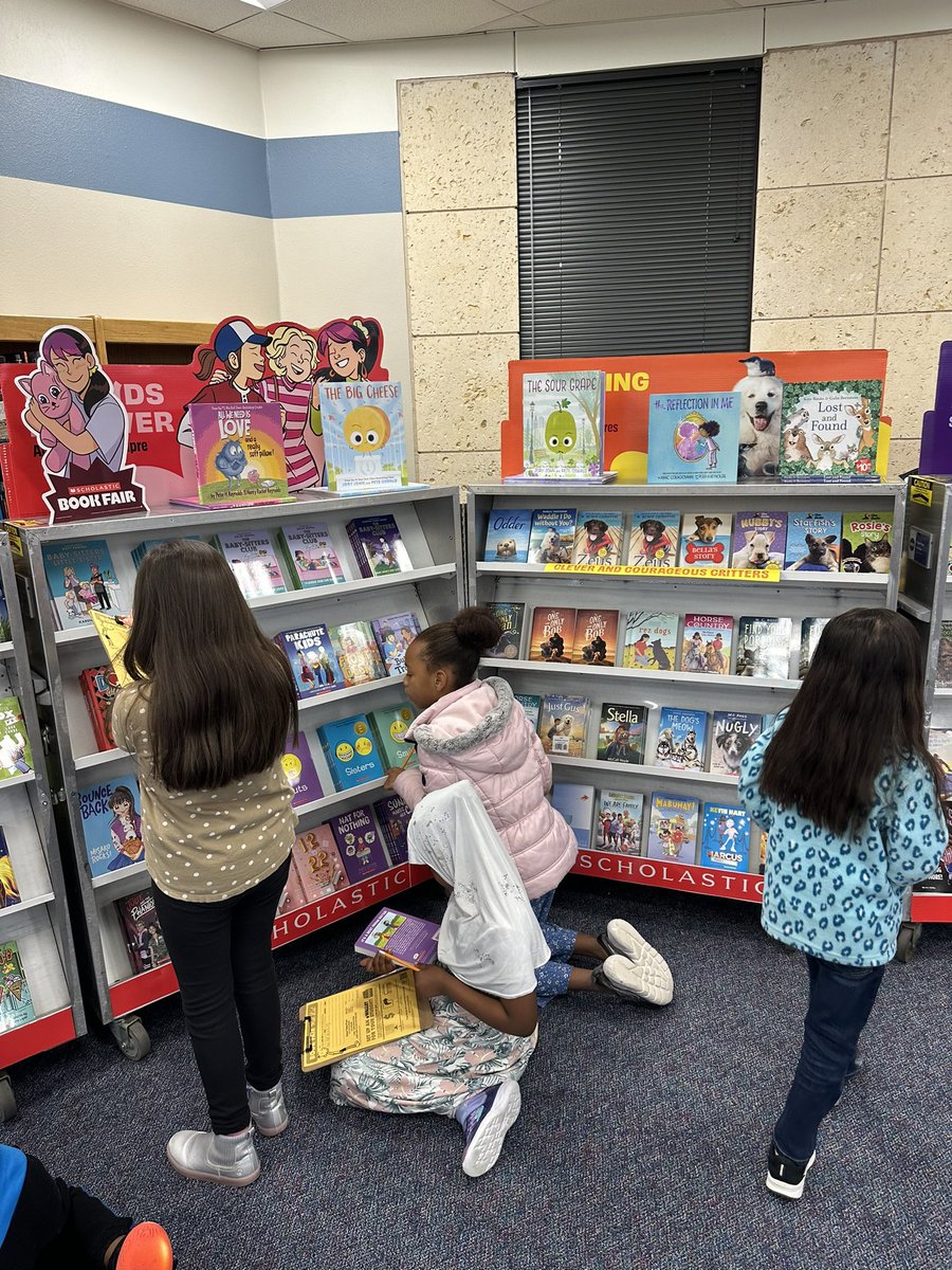 Ms. Barnard’s class loved checking out the book fair this week, we love seeing all the new awesome books!! 📚 ❤️ <a href="/McNeilLibrary/">McNeil Library</a>