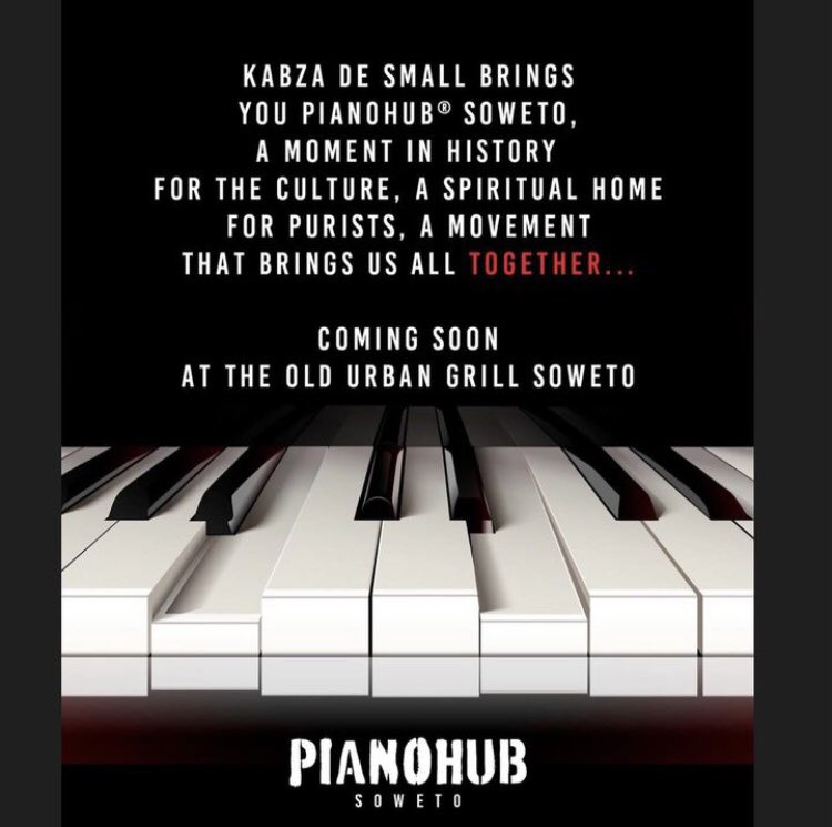 “Kabza de small brings you Pianohub Soweto, a moment in history for the culture, a spiritual home for purists, a movement that bring us all together”

Amapianoを心の拠り所にしてきた私に手を差し伸べてくれたような言葉だ😭
次は南ア、そしてこのべニューに行けるように頑張る✊🏼🇿🇦