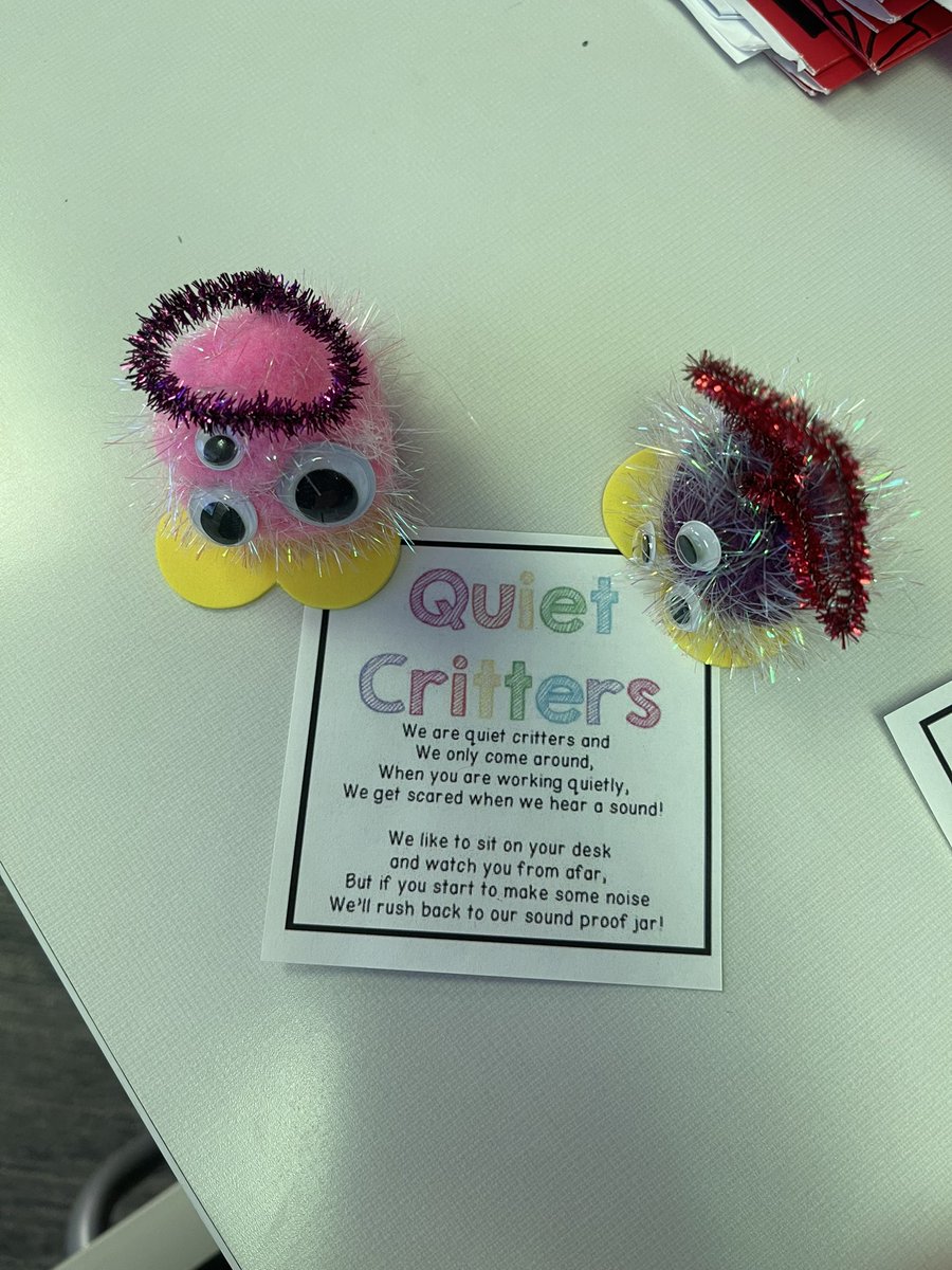 It was a quiet day with all my juniors out at their WBL observations! Good thing I had a few of these cute critters to keep me company! @Olathe21st 
#fea #feafamily #classroommanagement #quietcritters