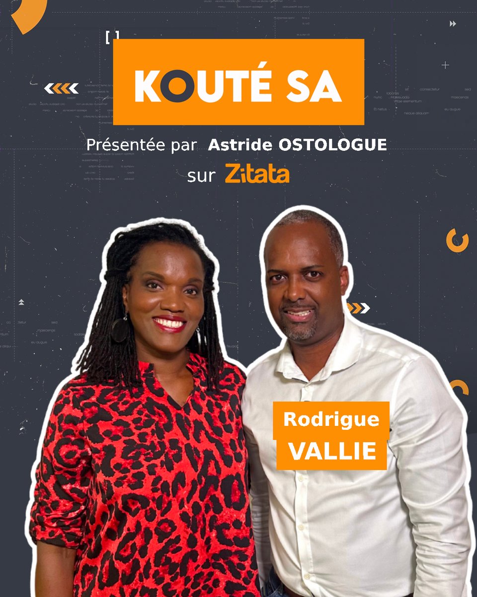 ZitataTv's tweet photo. #KOUTESA 👂🏾 | Dans ce nouvel épisode animé par Astride Ostologue, nous retrouvons Rodrigue Vallie, conseiller Animation et Valorisation du Territoire.

📆 Kouté Sa, ce vendredi 29 Mars à 18h15 sur Zitata TV. https://t.co/tDuPPyHL2r