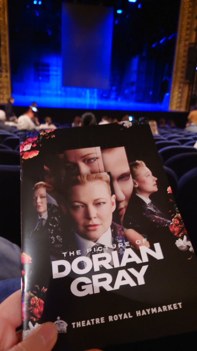 I love the theatre, it's a real treat. Watching Sarah Snook (Shiv in Succession) play every single part in Wilde's classic The Picture Of Dorian Gray at Theatre Royal Haymarket tonight blew my mind. The energy, concentration, creativity - the star quality - breathtakingly epic