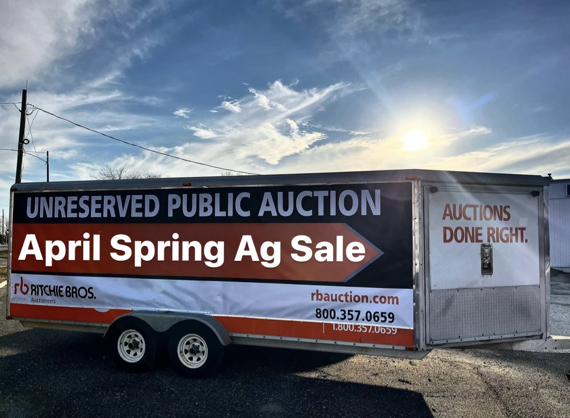 Would just like to say a personal thank you to everyone who participated in the Canada East Ritchie Bros Auction yesterday.I enjoy conversations based around agriculture equipment and helping you guys find gear you need or want to sell. We can offer guarantees. Lets talk about it