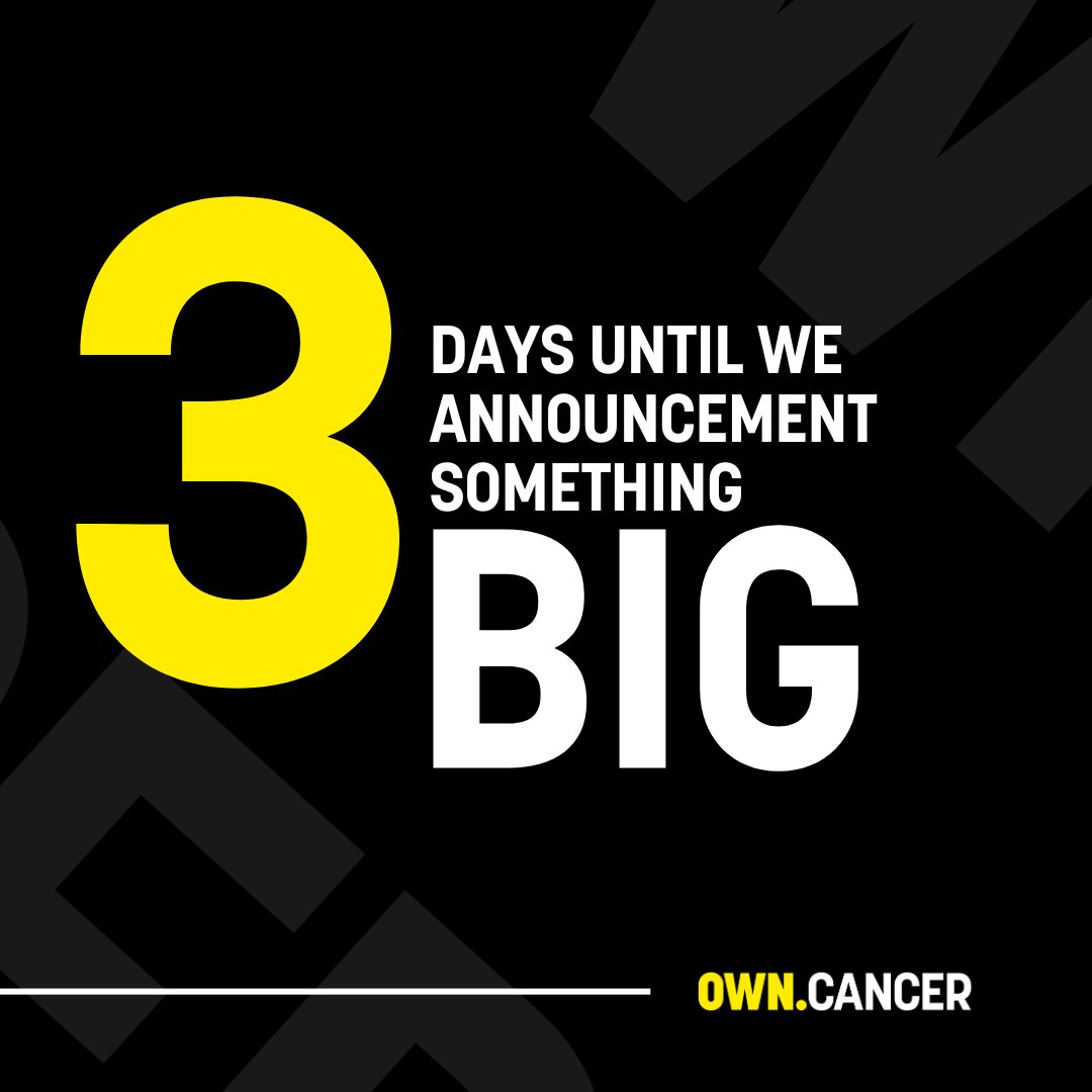 The countdown begins! Something monumental is on the horizon. Stay tuned for an announcement that will ignite hope and unite us all on our journey to #OWNCANCER. We are ready to own cancer. Will you join us? #ArthurChild #Morethanabuilding