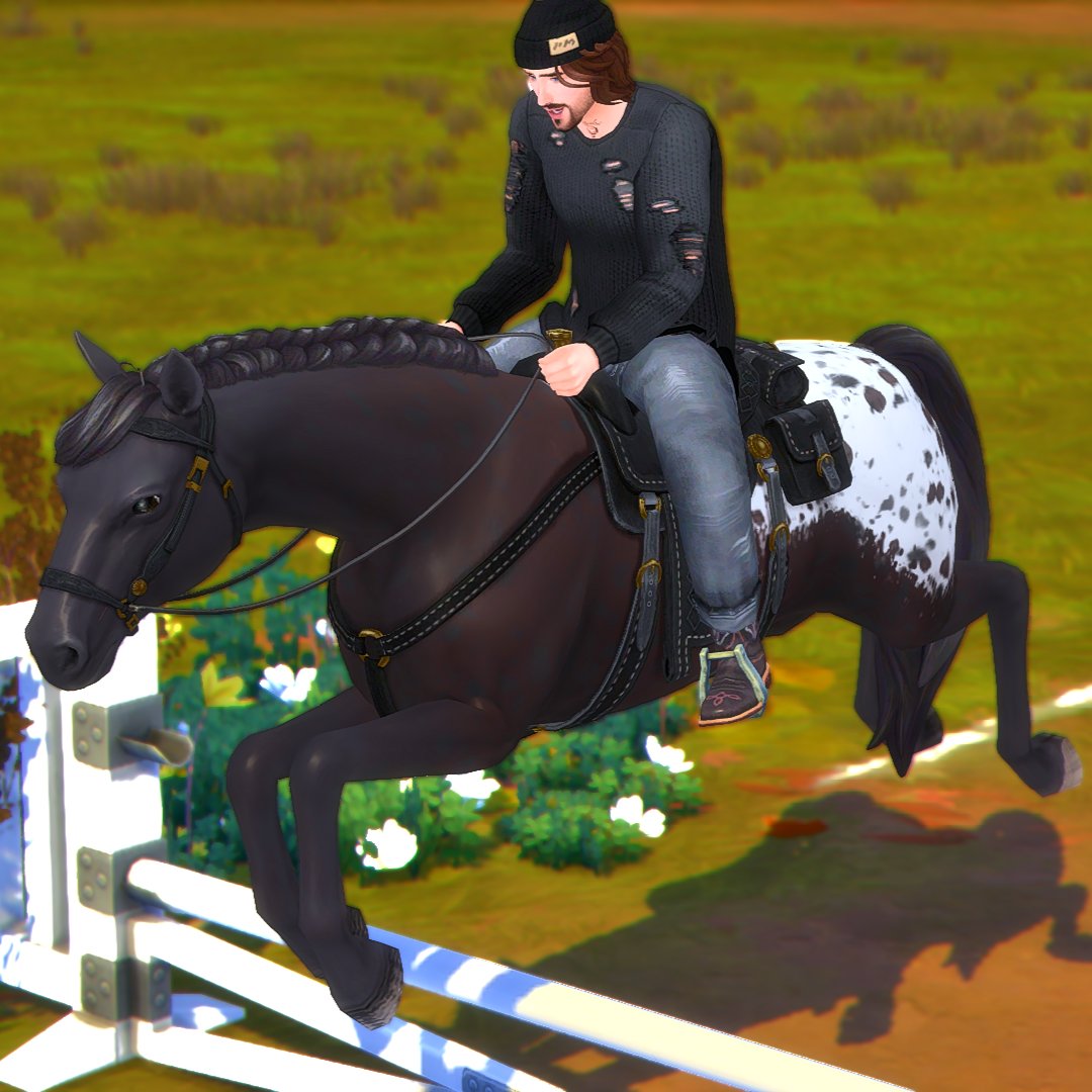 practicing our jumps 🐎 #TheSims4 #Sims4 #ShowUsYourSims