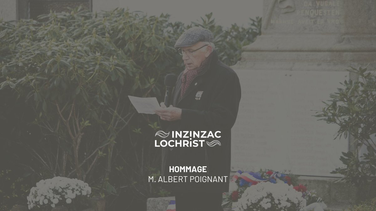C’est avec une profonde tristesse qu’Armelle Nicolas, Maire, et les élus de la Ville ont appris le décès d’Albert Poignant. Le Maire et le Conseil municipal tiennent à lui rendre hommage.
→ Lire le communiqué : inzinzac-lochrist.fr/actu-vie-munic…