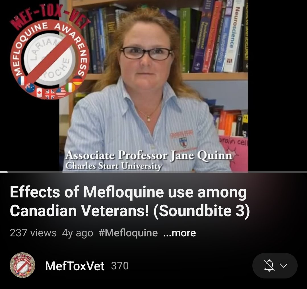 #ThrowbackThursday with @JaneCQuinn1 at the Canadian Veterans Affairs Committee, providing support and scientific expertise regarding the debilitating long-term effects of #Quinism (permanent effects from Mefloquine poisoning) See...youtu.be/xXyE9NshZzk?si…