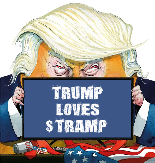 dark_tramp_sol's tweet photo. TRUMP LOVAH $TRAMP! 🚀 Da chart iz climbing in a stedie way, TG memberz are incriesing, end new suppoort linez are popping up! Are u boolish too?!

#memecoins $Boden @CryptoMaestro__ https://t.co/2VwURU3nYT