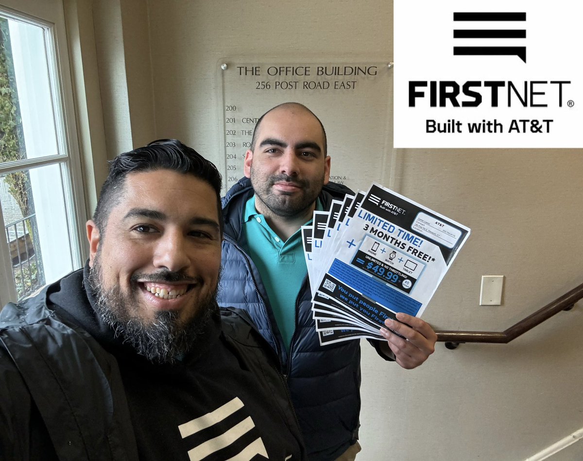 #Prime pARtners follow-up meeting with a healthcare office reviewing the many benefits of #FirstNet for their employees. #wiNEverything @CarlosALoaiza13 @firas_smadi @emilywiper @TheRealOurNE