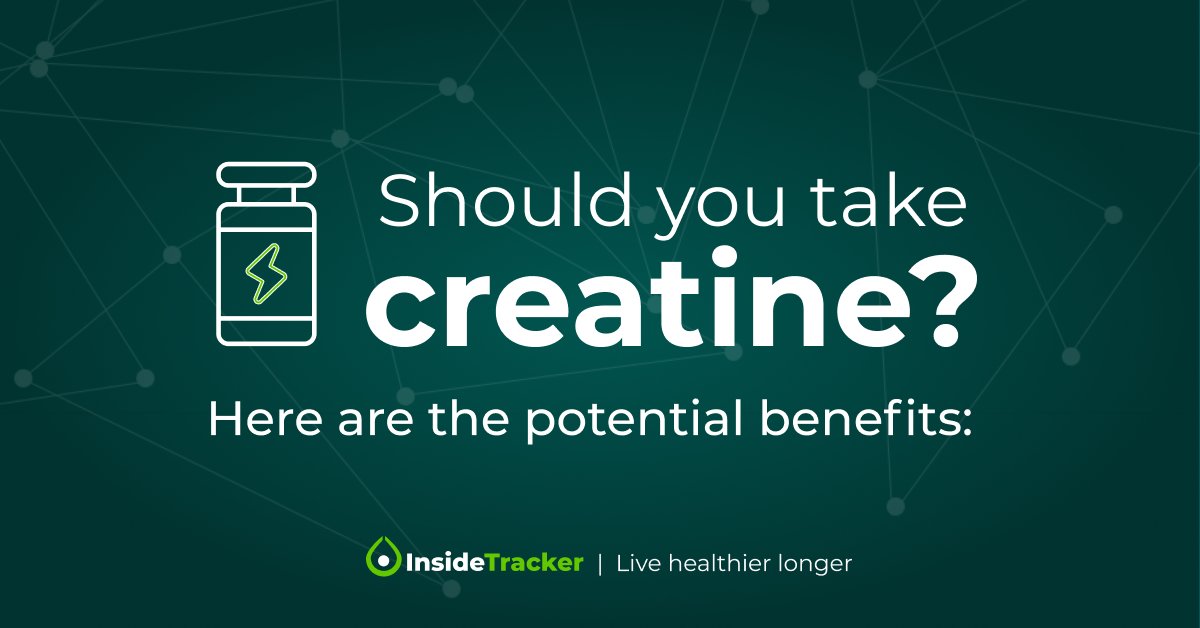 Creatine is often thought of as a supplement just for bodybuilders— but did you know it can also be beneficial for overall health and longevity? Creatine has been shown to: - Lower blood sugar levels - Improve cognition - Increase muscle strength - Boost athletic performance