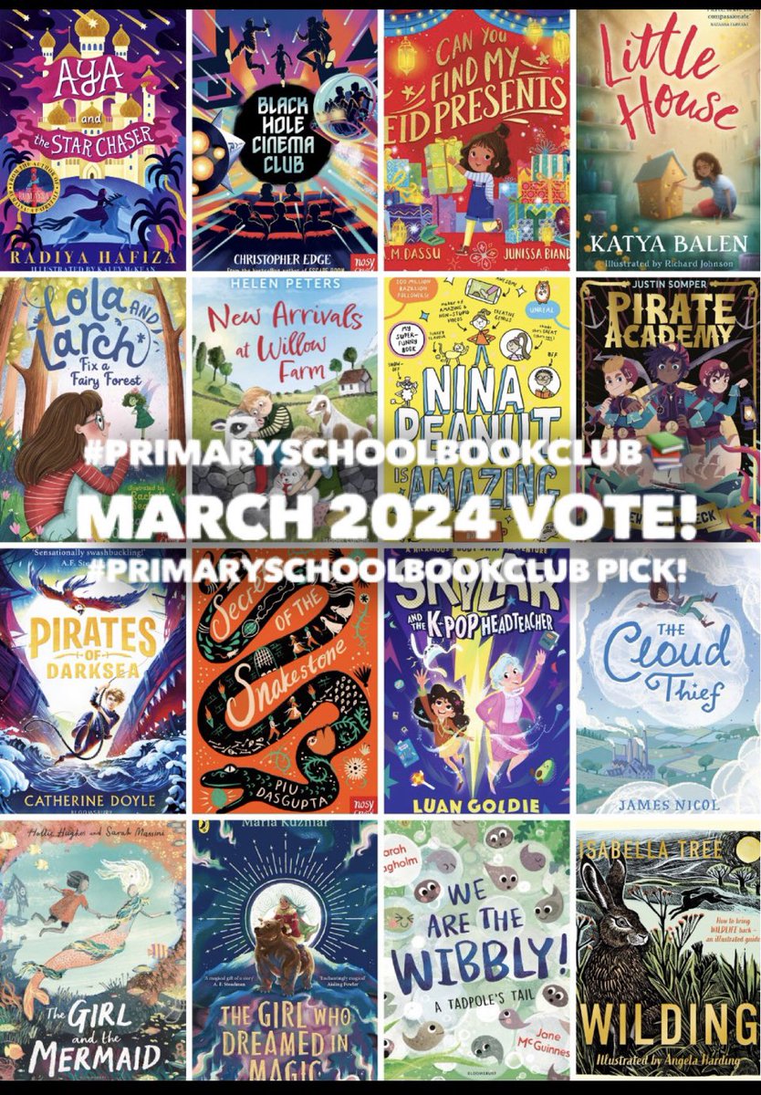 Check out this super-selection at @PrimarySchoolBC Head over there to VOTE.  

#PrimarySchoolBookClub