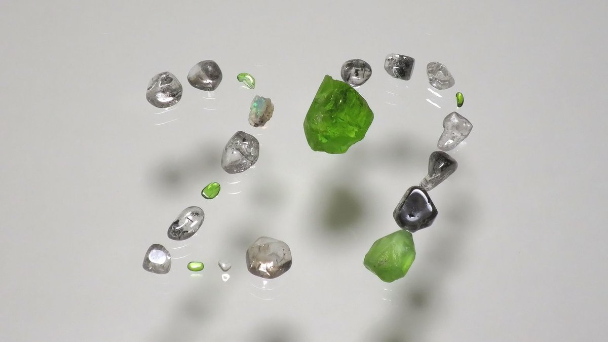 peridot, inclusion quartz, chrome diopside, ethiopian opal, etc.