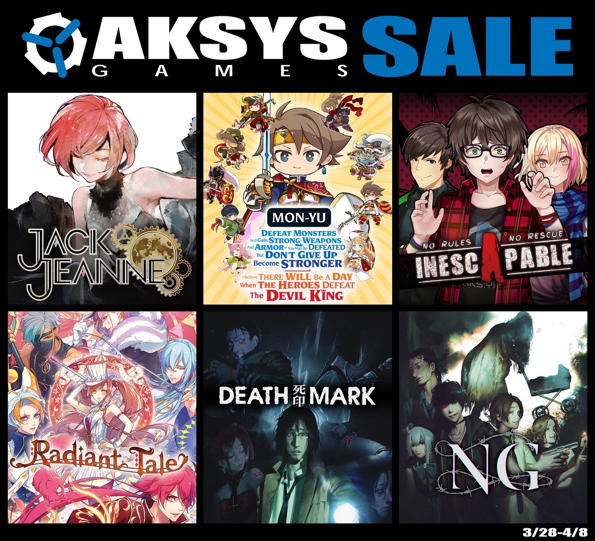 A MASSIVE Sale is happening on the Nintendo Store! Deals up to 80% off on critically acclaimed, cult favorites, and genre classics! 

Check out the Nintendo Store page and pick up your new binge before April 8th! 

nintendo.com/us/store/sales…