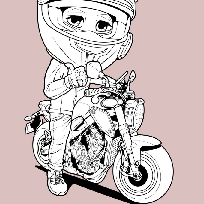 「motorcycle」 illustration images(Latest)｜5pages