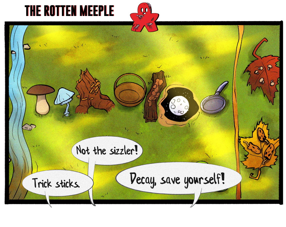 We've all seen The Last of Us, beware of the shrooms! 😱 All shroomers should be aware of this harvest by Two Lanterns Games 🙌 Want more? We got you! therottenmeeple.com #therottenmeeple | #morels | #boardgames