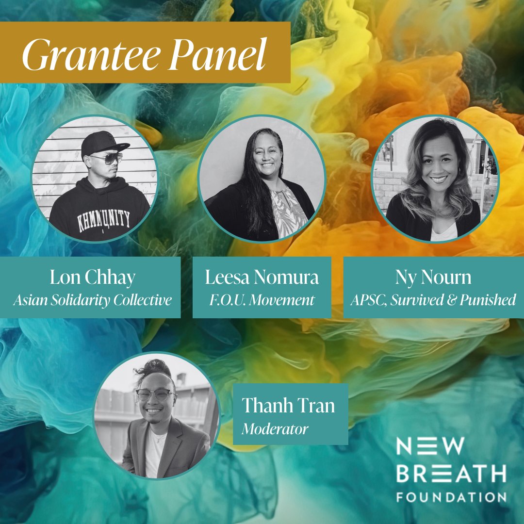 Announcing our panelists & moderator for our Annual Celebration & Awards Ceremony on May 9! Lon Chhay of @AsianSolidarity Leesa Nomura of @c_c_w_p, F.O.U. Movement @nourn_ny of @AsianPrisonerSC, @survivepunish Moderated by @RailroadUnderg1 Get tickets: tinyurl.com/469un3ss