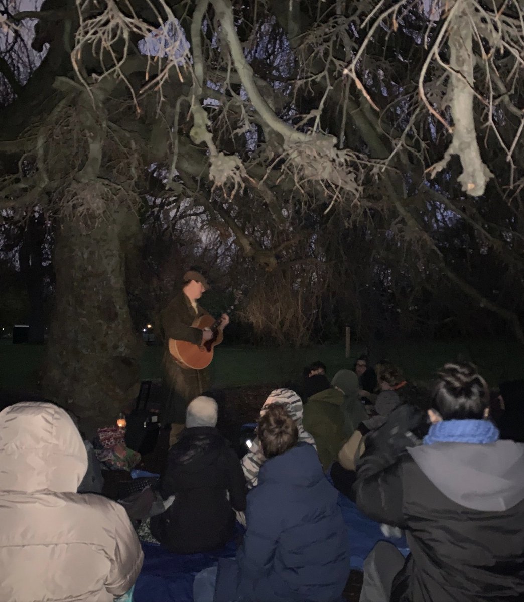 Lost Among The Trees, our storytelling collab w @theroyalparks was truly epic tonight! Thanks so much to all the hardy souls who joined us in the storm. We listened to wild music and terrifying tales as the branches twisted around us. Can’t wait for next time. w @folk_cunning