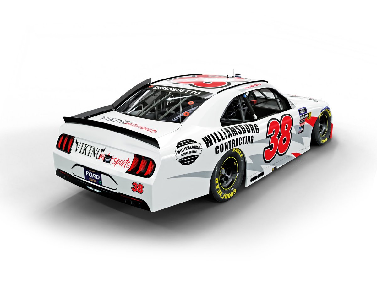 Happy to learn that Williamsburg Contracting (@AaronBeavers67) will be on my @vikingmotors_ Ford Mustang this weekend for my Xfinity Series debut at Richmond 💪🏼 • #NASCAR #Xfinityseries #VikingMotorsports #mattdracing #ford #fordperformance #Richmondraceway