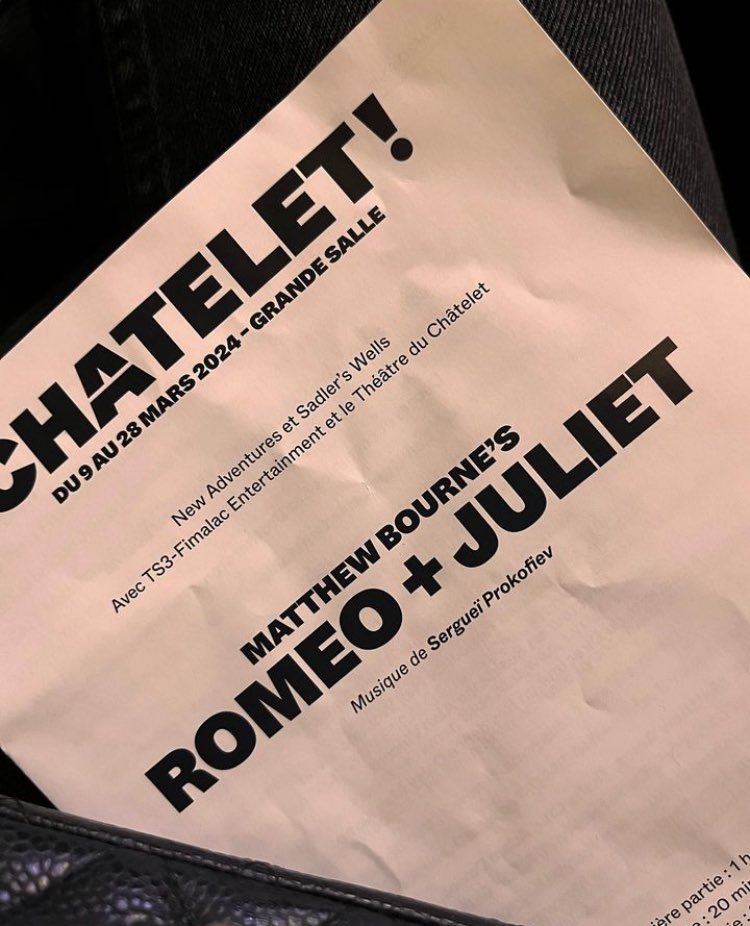 #Repost @tubabustun.official
A Romeo and  Juliet story in Verona Institute.. It was extraordinary.. 🫠
#matthewbourne 
❣️thank you dear Stef🦋 
#romeoandjuliet #romeoetjuliet #theatreduchatelet 
#TubaBüyüküstün  #TubaBüyüküstün 
❤️❤️❣️❣️♥️♥️🌹🌹