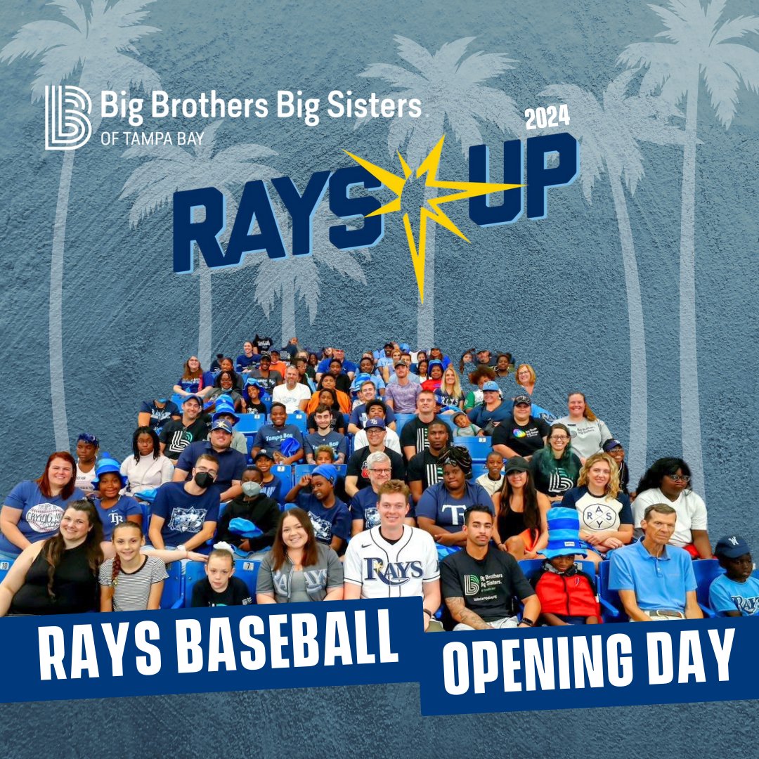 ⚾️TODAY'S THE DAY⚾️ @RaysBaseball We're you're BIGGEST fans ⚾️ #RaysUp #OpeningDay