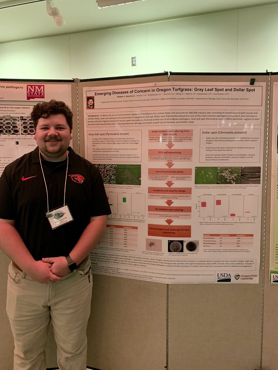 osubeaverturf's tweet photo. @APS_Turfgrass was well represented at the joint meeting of APS Pacific Division and the Conference on Soilborne Plant Pathogens in Corvallis, Oregon this week https://t.co/rL4rz3W4gW