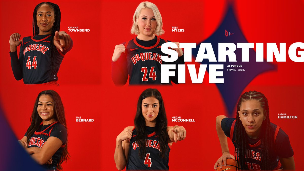 Our 5⃣ against the Boilermakers😤 #GoDukes | @A10WBB