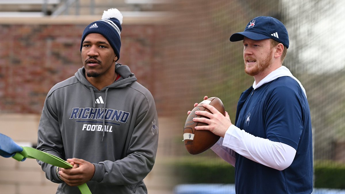 We've added two winners to our staff in running backs coach Rachid Ibrahim (@ribrahim29) and tight ends coach Kyle Edwards (@Mr_Kyle_Edwards). 🔗 spides.us/3TWjs32 #OneRichmond