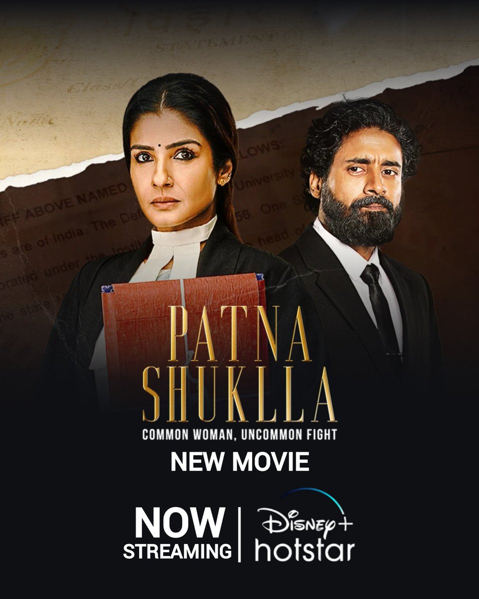 Film #PatnaShuklla Streaming Now On #DisneyPlusHotstar.
Starring: #RaveenaTandon, #SatishKaushik, #ManavVij, #ChandanRoySanyal, #AnushkaKaushik, #JatinGoswami, #AmitGaur, #RajuKher & More.
Directed By #VivekBudakoti.

#PatnaShukllaOnHotstar #FilmUpdates #OTTUpdates #AllInOneOTT