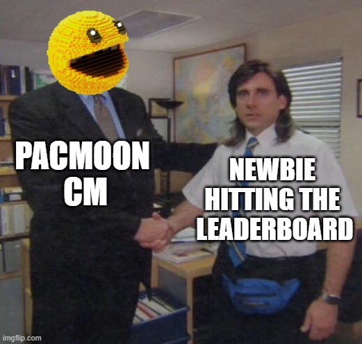 We should all thanks the <a href="/pacmoon_/">Pacmoon</a> CM 😂🥇

"Welcome to the leaderboard, you're a member now"
