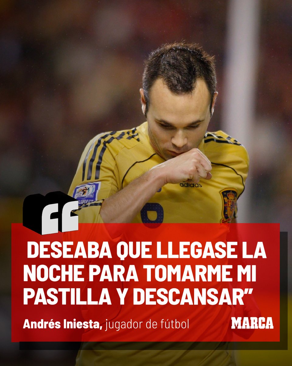 Otro que buscó ayuda fue Iniesta. A pesar del éxito, cayó en las redes de la depresión. Empezó a encontrarse mal tras la muerte repentina de su amigo Dani Jarque, en 2009. Precisamente, a él le dedicó el gol más importante de la historia del fútbol español